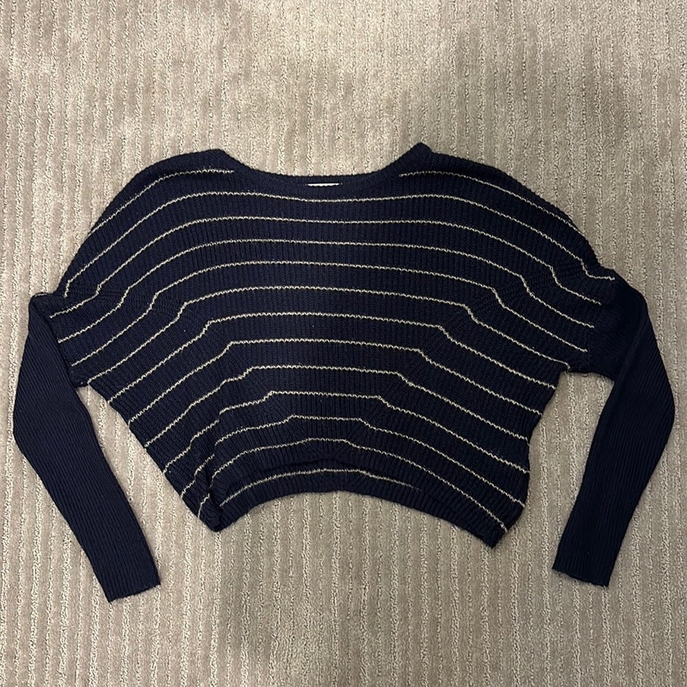 Urban outfitters navy and white sweaters